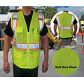 ANSI Class 2 Safety Vest Rice Mesh